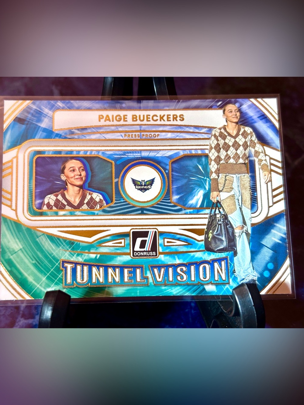 Paige Bueckers Basketball Card  Tunnel Vision Press Proof Dallas Wings